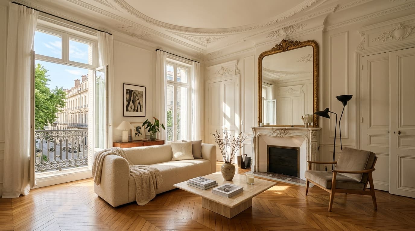Appartement bourgeois lumineux haussmannien à Nîmes